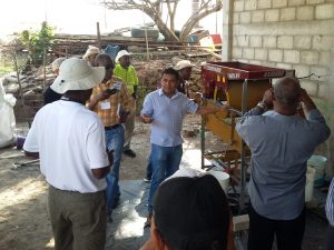 Haitian trainees in Mexico.