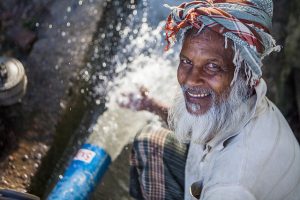 Md Lalchan Shardar is a farmer and local service provider. The axial flow pump cuts the amount of irrigation time in half