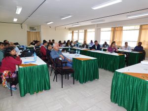 Participants of CIMMYT's annual wheat improvement training in Njoro, Kenya, attend a class session. (Photo: KALRO)