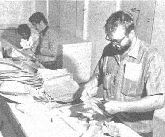 John Mihm working at CIMMYT in the 1980s.