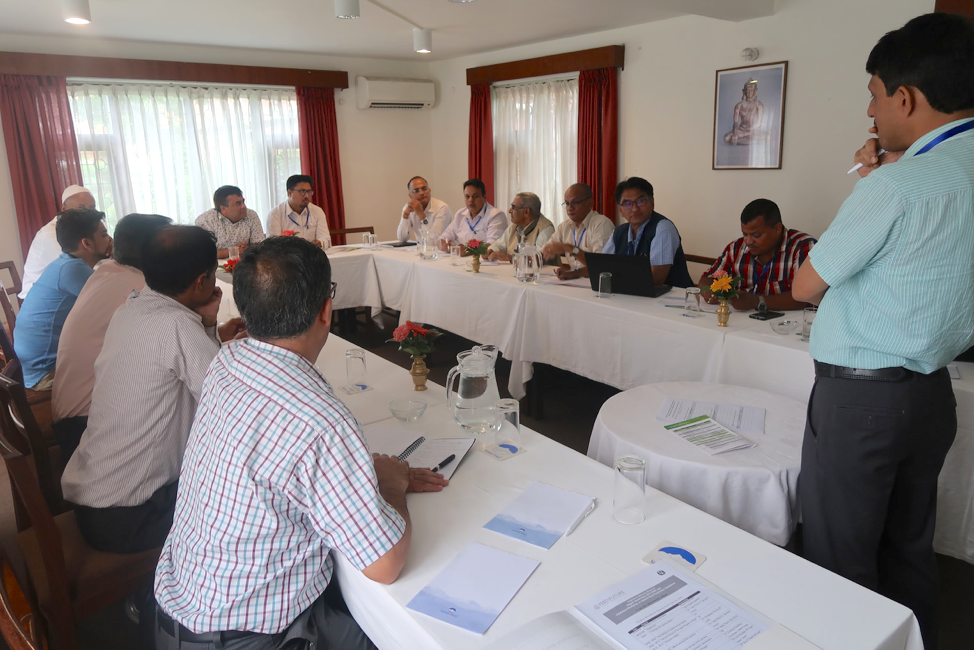 In one of the breakout sessions, a group discusses challenges and recommendation to improve private sector engagement. (Photo: Bandana Pradhan/CIMMYT)