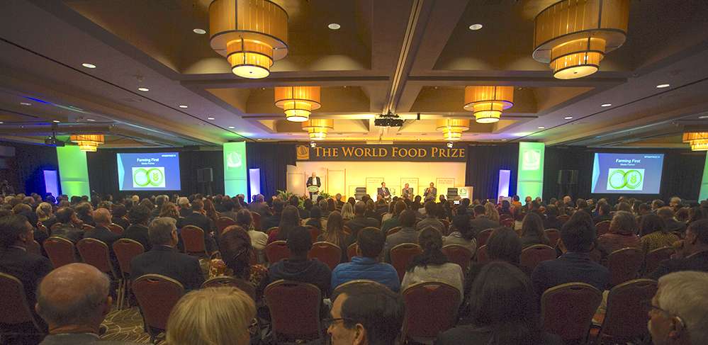 Plenary session of the 2019 Borlaug Dialogue. (Photo: World Food Prize)