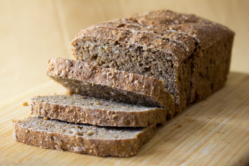 A loaf of whole-wheat bread, which could look brown or white in color, depending on how the wheat flour is processed. (Photo: Mattie Hagedorn)