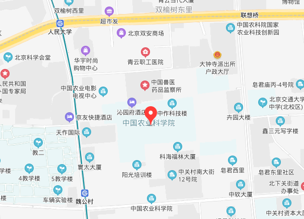 CIMMYT China location (Baidu map)