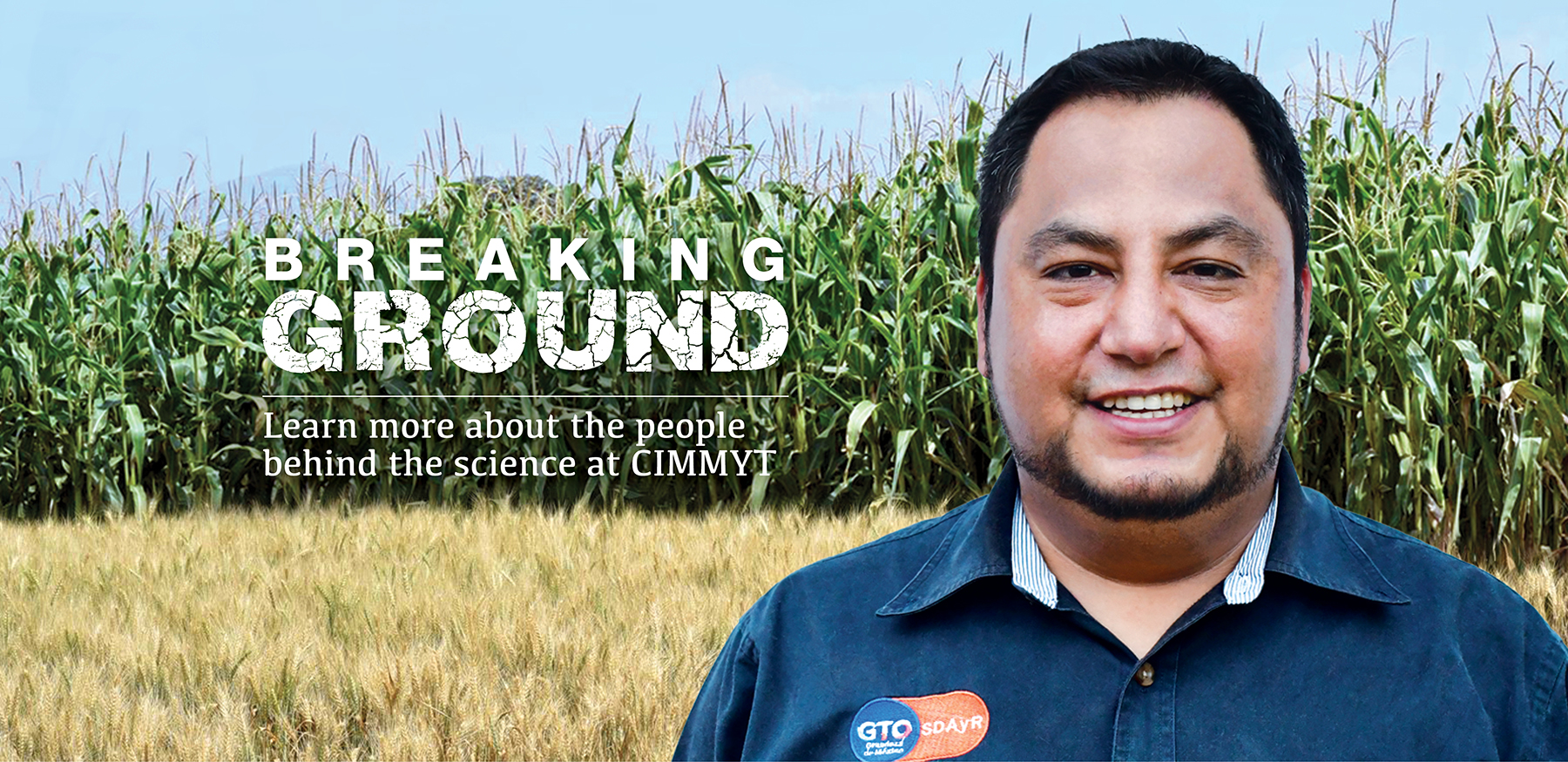 Ortiz Hernández, manager of CIMMYT’s innovation hub in Bajío, Mexico. (Photo: CIMMYT)