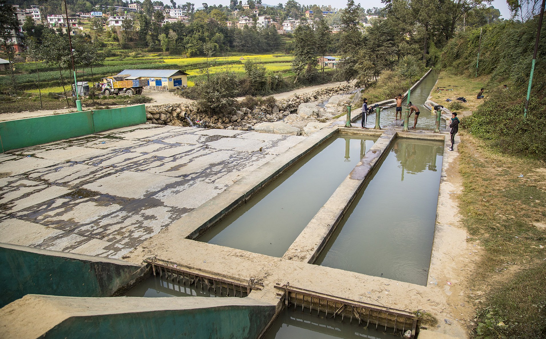 An irrigation canal in Nepal. (Photo: Jitendra Raj Bajracharya/ICIMOD)