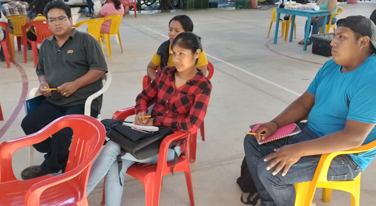 Jornadas con líderes comunitarios en Oaxaca, México. (Foto: Rausel Ovando/CIMMYT)