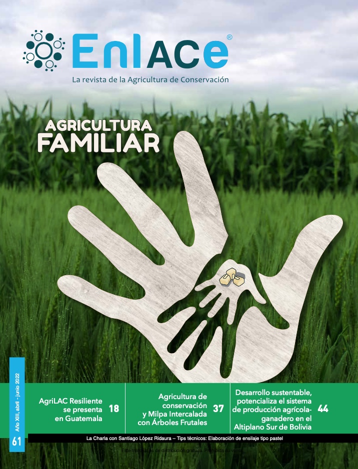 Portada de EnlACe: La revista de la Agricultura de Conservación No. 60.