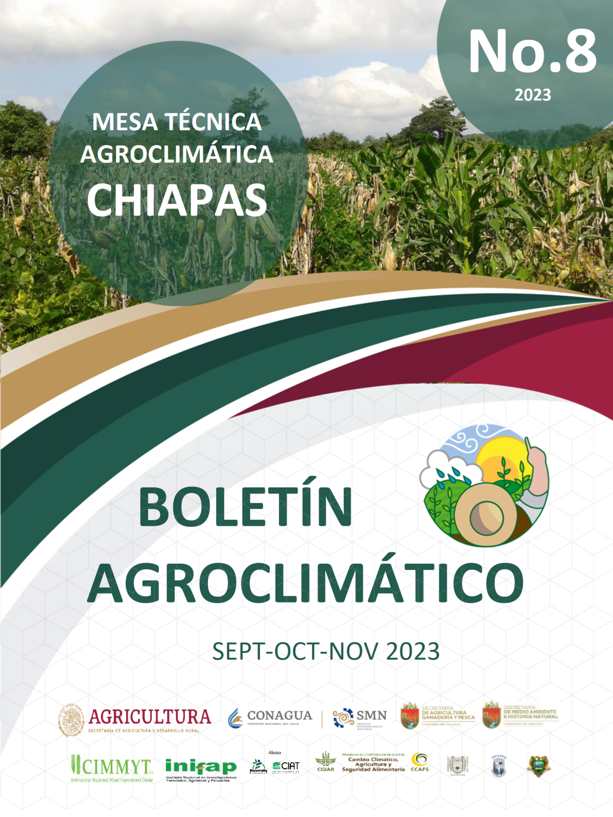Octavo boletín agroclimático de Chiapas. CLIC PARA DESCARGAR