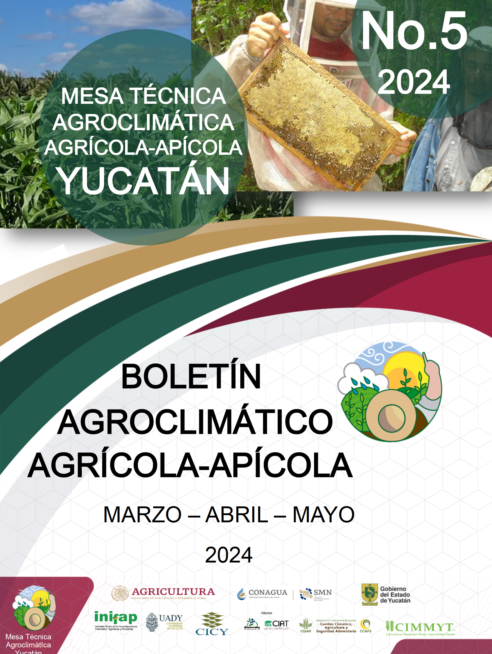 Boletín Agroclimático Apícola-Apícola de Yucatán, marzo-mayo 2024. CLIC EN LA IMAGEN PARA DESCARGAR