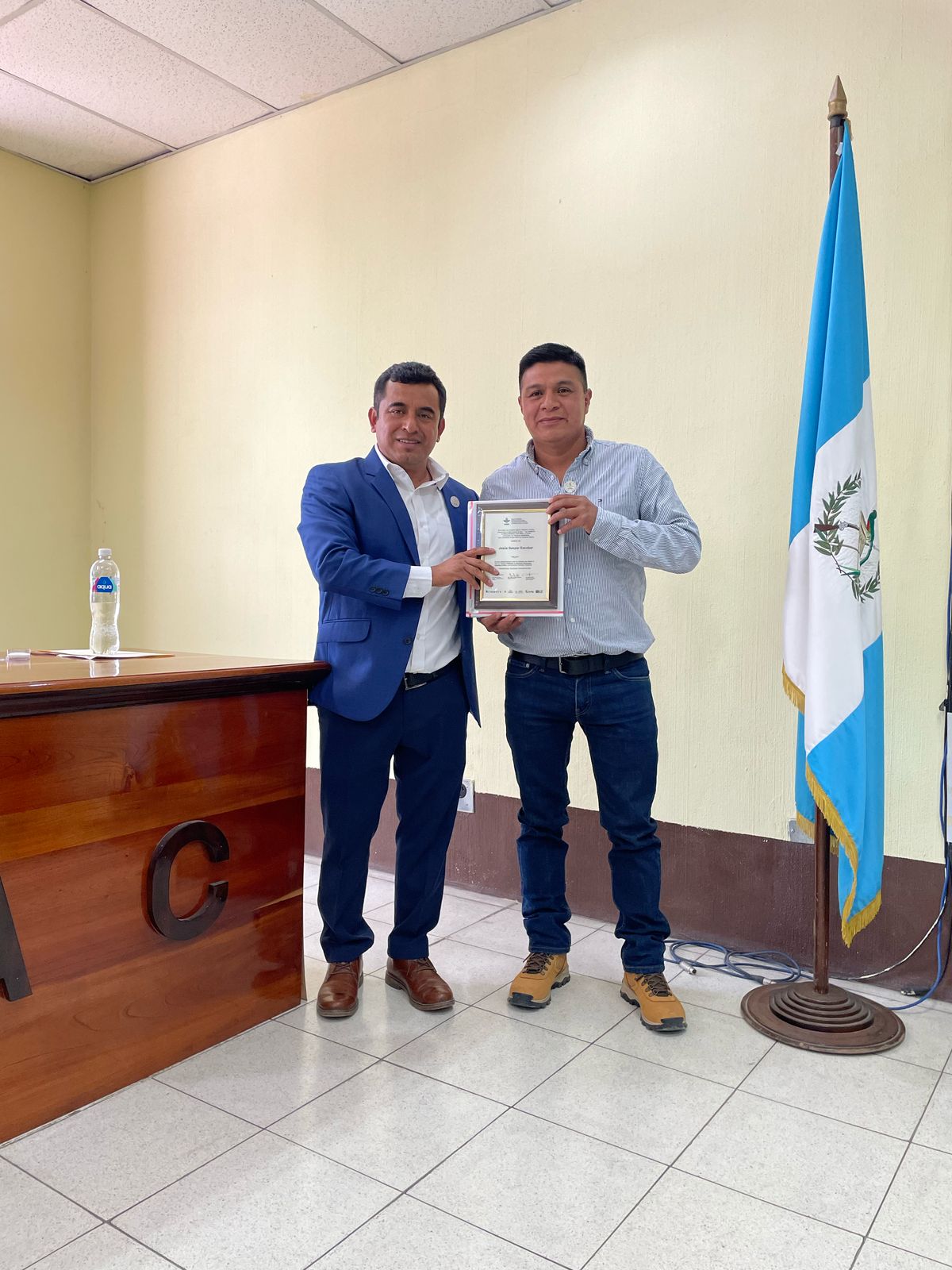 Graduados del Curso de Técnico Certificado en Agricultura Sustentable Adaptada al Clima en Guatemala. (Foto: InnovaHub Occidente de Guatemala)