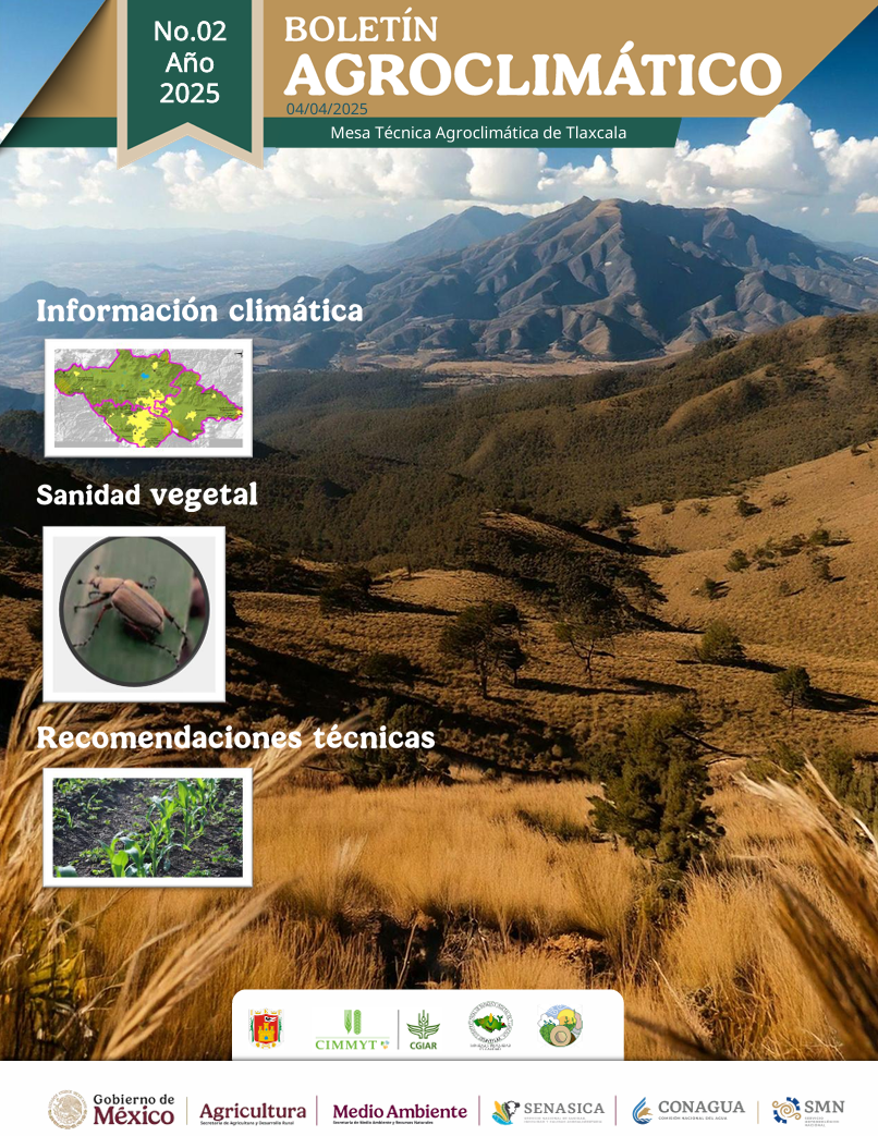 Boletín agroclimático No. 02, Tlaxcala