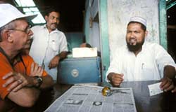 Craig Meisner (left), a CIMMYT wheat agronomist during 1990-2005, contributed significantly to CIMMYT's presence, partnerships, and achievements in Bangladesh.