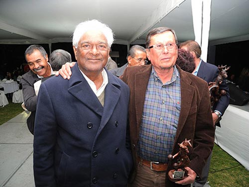 Sanjaya Rajaram and Ramón Gil Montoya attend the event. Photo: Mike Listman