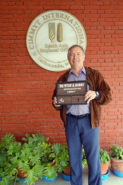 Former CIMMYT scientist Peter Hobbs. Andrew McDonald/CIMMYT