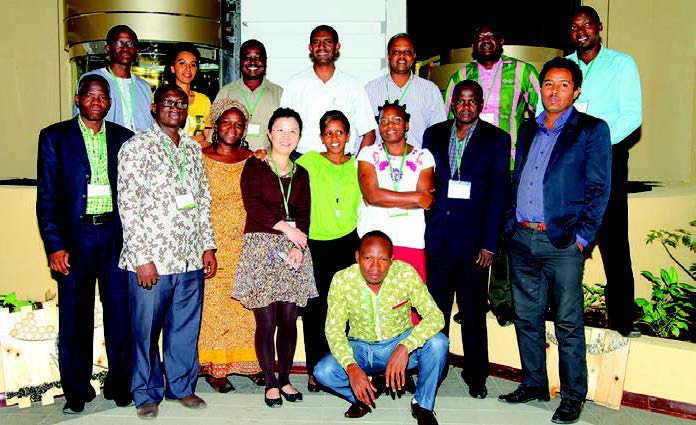 Foto de grupo de los participantes en el taller. Foto: Addis Tesfa Entertainment.