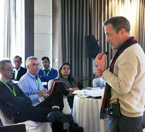 Andrew McDonald, CSISA Project Leader, outlines South Asia agricultural systems and the CSISA initiative