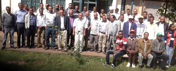 Participants of the CASFESA closure workshop in Ethiopia.
