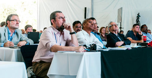 Science Week 2015 participants at welcome and introduction ceremony. Photo: CIMMYT