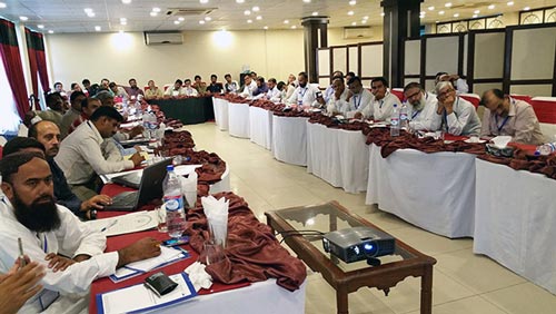 Training participants. Photo: CIMMYT-Pakistan.