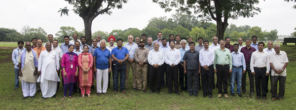 HarvestPlus Wheat Biofortification meeting held at ICRISAT, in Patancheru. Photo credit : HarvestPlus.