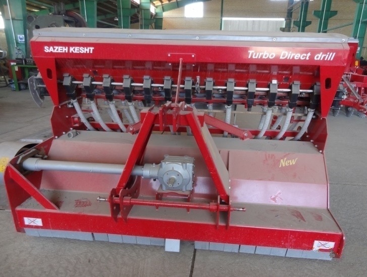 Since 2008 Iran’s Ministry of Agriculture has been importing direct seeding planter - tools which help farmers improve soil and soil moisture conservation. Recently, seeders and other CA equipment have begun to be produced by private manufacturers within the country. Boukan Kaveh SazehKesht Company is one of the agricultural machinery factories in Iran that has successfully developed and manufactured CA machines, such as minimum tillage and direct seeding drills, specialized for a variety of crops, terrains and climates across the country. Photo: Kaveh Siadat