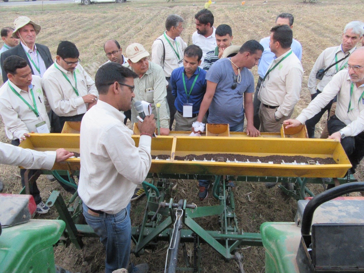 Hands-on training on calibration. Photo: CIMMYT