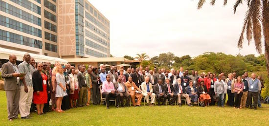 Delegates of the SIMLESA Sustainable Intensification Conference in Arusha, Tanzania. Photo: J. Siamachira/CIMMYT 