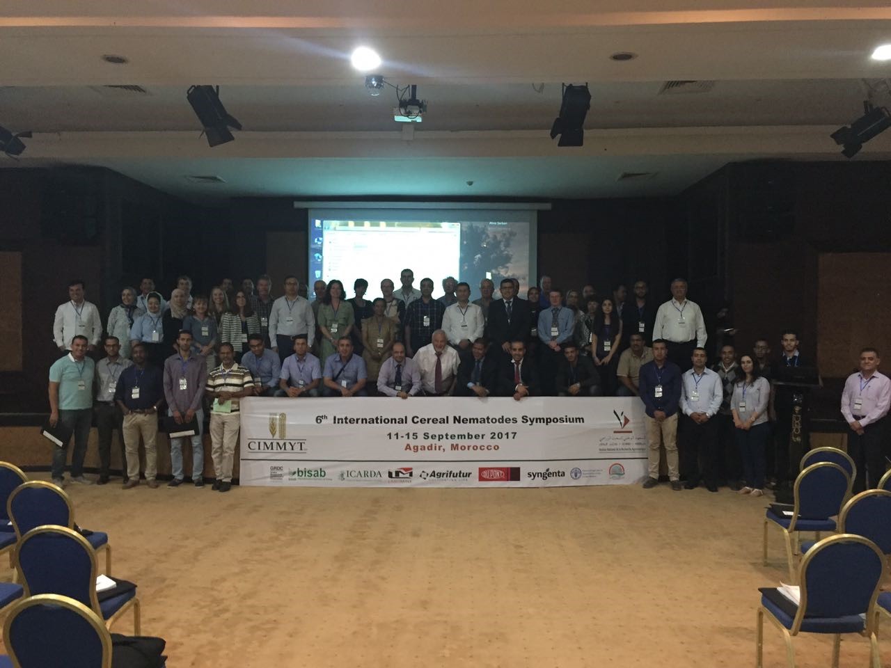 Participants of the 6th International Cereal Nematode Symposium in Agadir, Morocco. Photo: Abdelfattah Dababat/ CIMMYT