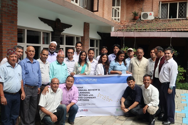 Participants of NSAF seed company partners annual review and planning meeting, Kathmandu. Photo: K.Ram/CIMMYT-SARO