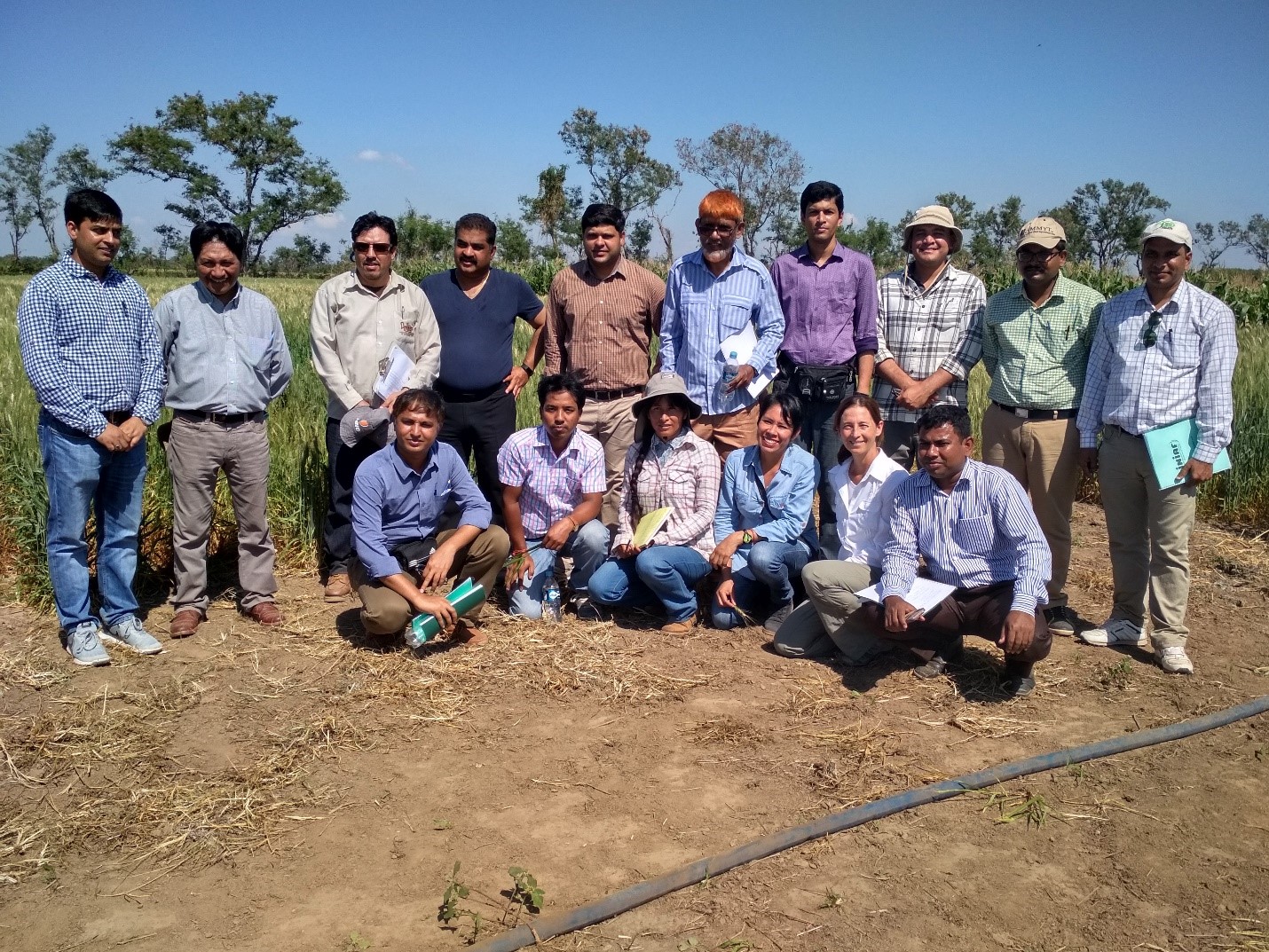 Trainees at the CAICO farm in Okinawa, Bolivia. Photo: CIMMYT archives