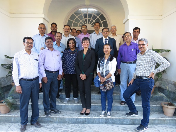 Group photo during Australian High Commissioner to India, Harinder Sidhu's visit. Photo courtesy of SRFSI program.