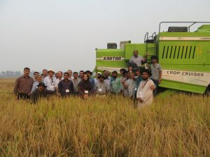 Field training at the “Advanced Course on Conservation Agriculture." Photo: BISA/Singh, L.K.