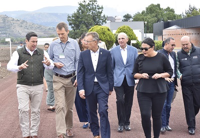 Tour of CIMMYT campus. Photo: S.Rico, CIMMYT.