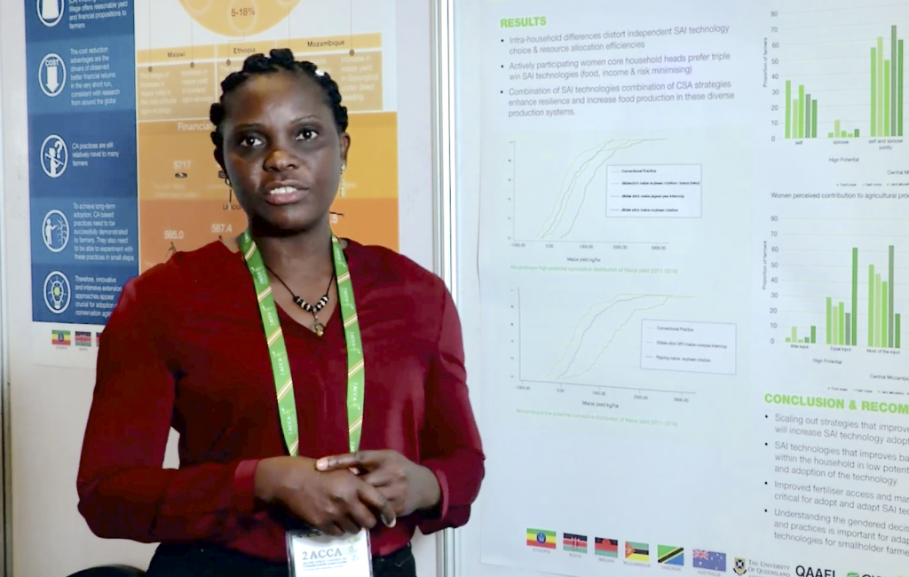 Maria da Luz Quinhentos, from the Mozambique Institute of Agricultural Research (IIAM).
